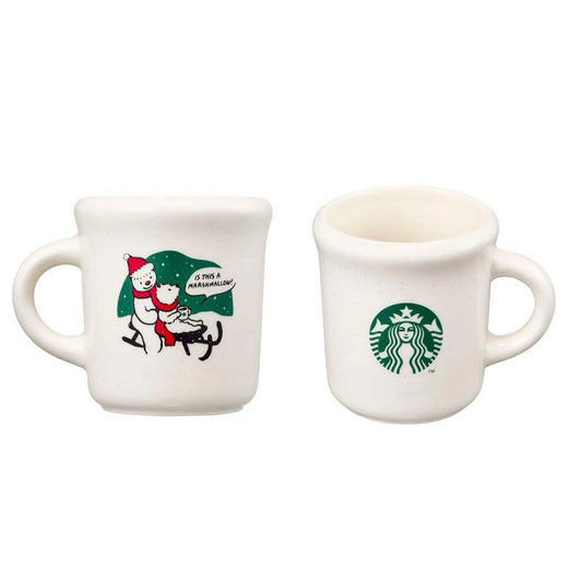 Starbucks Korea 2024 Christmas Season1 white mug 300ml Starbucks loveinstarbucks