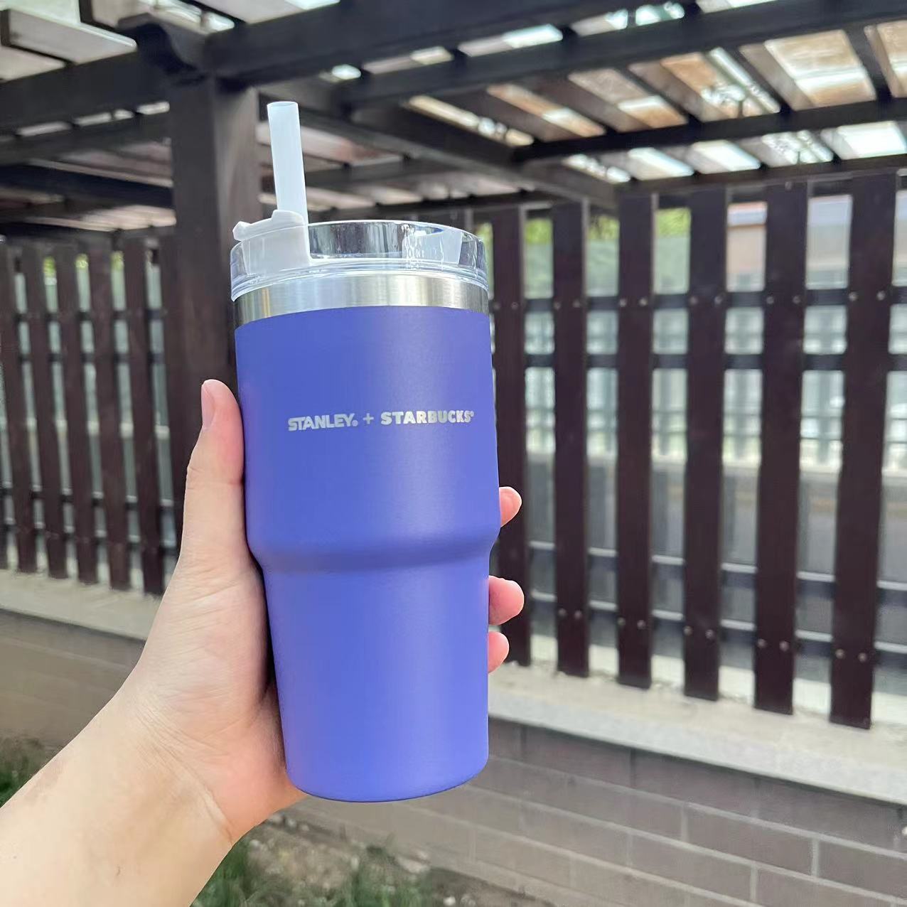 Starbucks Taiwan Stanley Purple stainless steel cup 20oz Starbucks loveinstarbucks