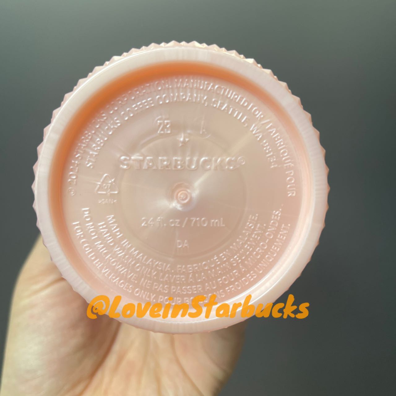 Starbucks light pink Venti cup Starbucks loveinstarbucks