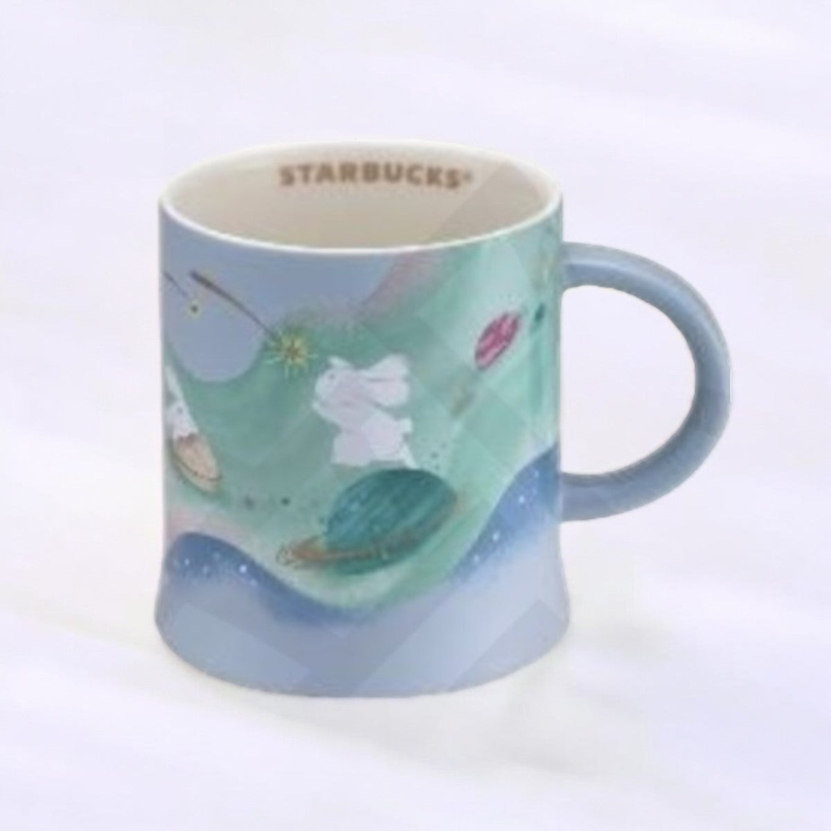 Starbucks Taiwan 2024 Jade Rabbit Planet mug 414ml Starbucks loveinstarbucks