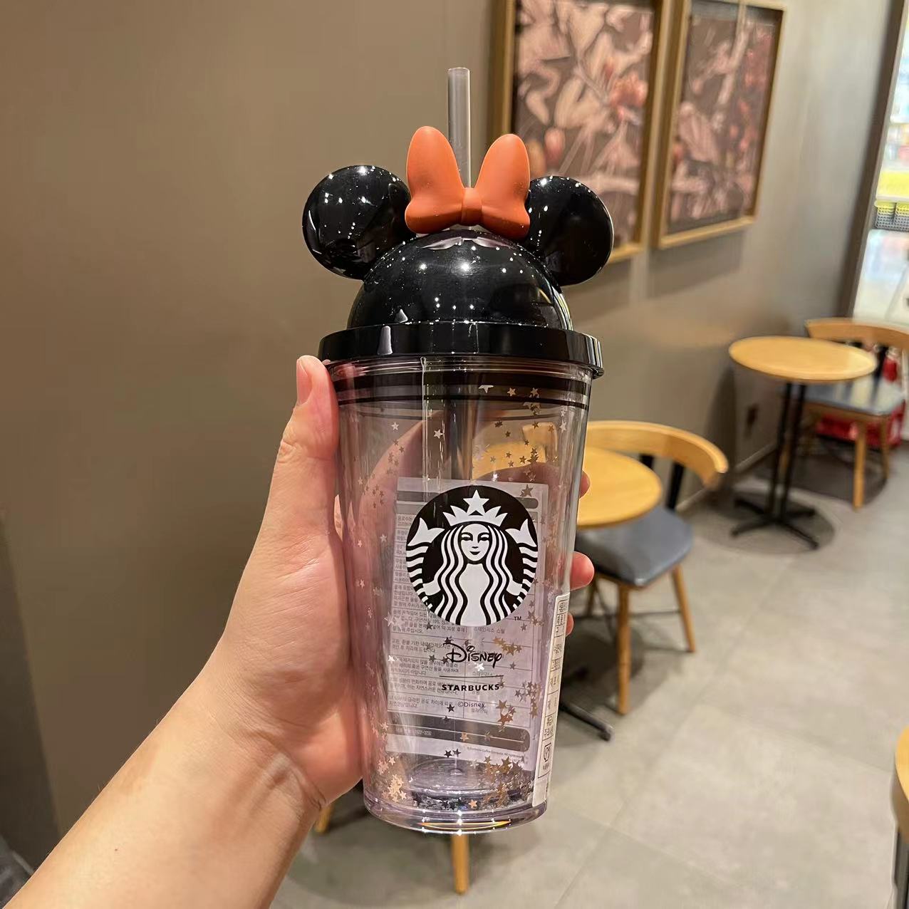Starbucks X Disney Korea 2023 Plastic straw cup Starbucks loveinstarbucks