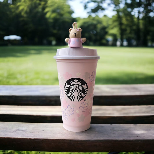 Starbucks Japan 2023 Sakura reusable plastic grade cup 16oz Starbucks loveinstarbucks