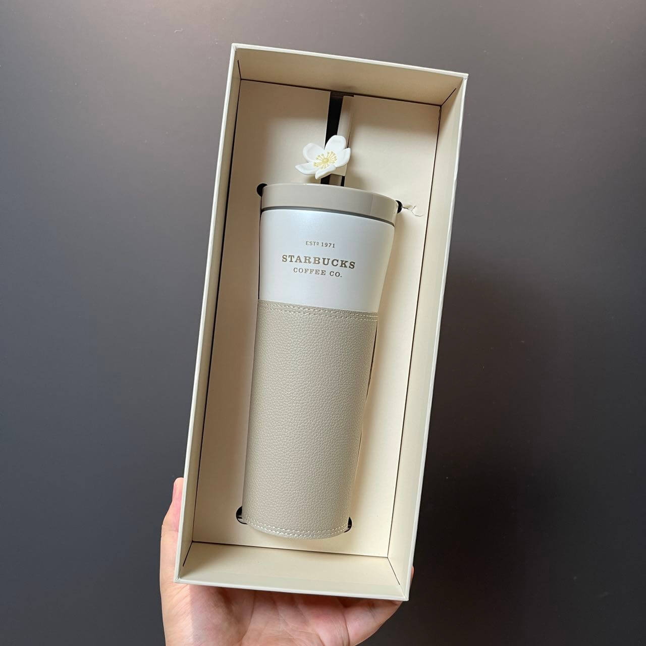 Starbucks Korea pear blossom stainless steel cup Starbucks loveinstarbucks