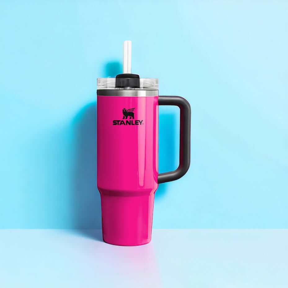 Stanley China 2024 NEON pink stainless steel cup 30oz loveinstarbucks loveinstarbucks