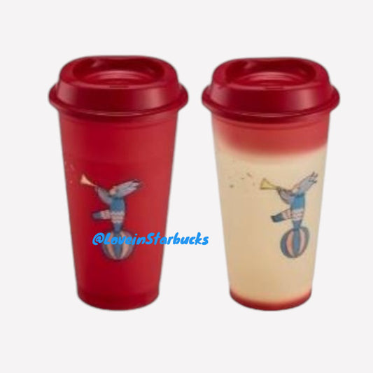 Starbucks Taiwan 2024 Christmas series Color changing accompanying cup when exposed to hot 473ml Starbucks loveinstarbucks