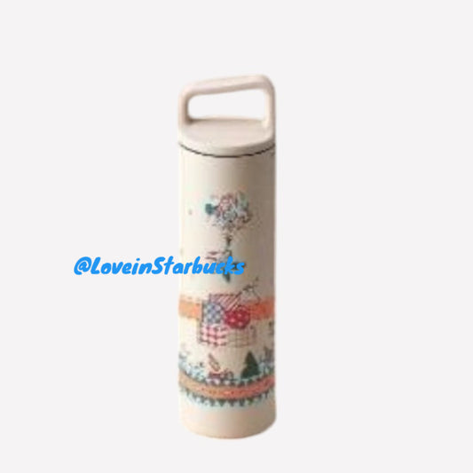 Starbucks Taiwan 2024 Christmas series Stainless steel cup with handle 591ml Starbucks loveinstarbucks