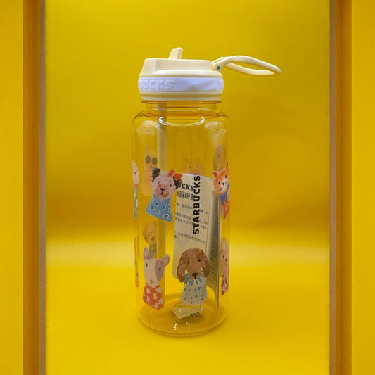 Starbucks Taiwan 2025 Summer Cute Animal Series Plastic straw cup 32oz