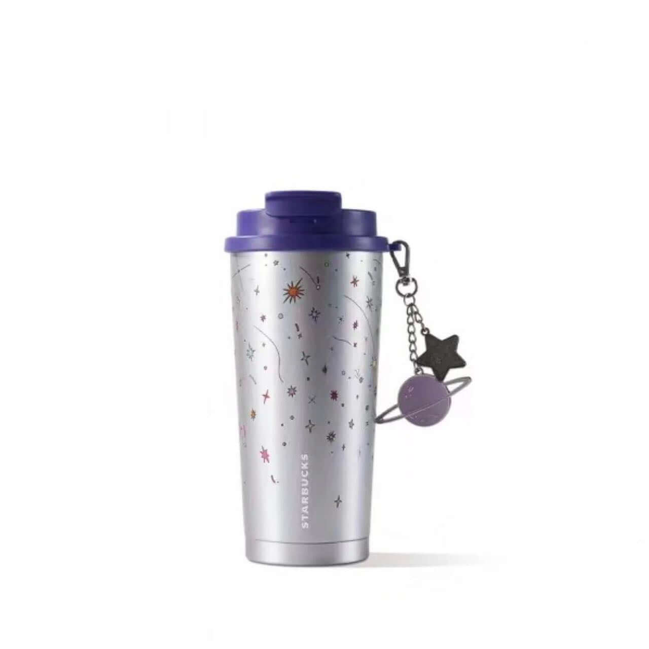 Starbucks China 2024 Summer Night Sky Series Double Spout Stainless Steel Cup 480ml Starbucks loveinstarbucks