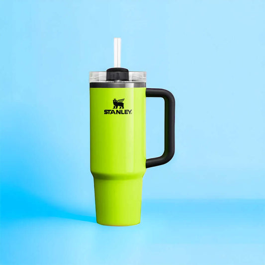 Stanley China 2024 NEON green stainless steel cup 30oz loveinstarbucks loveinstarbucks