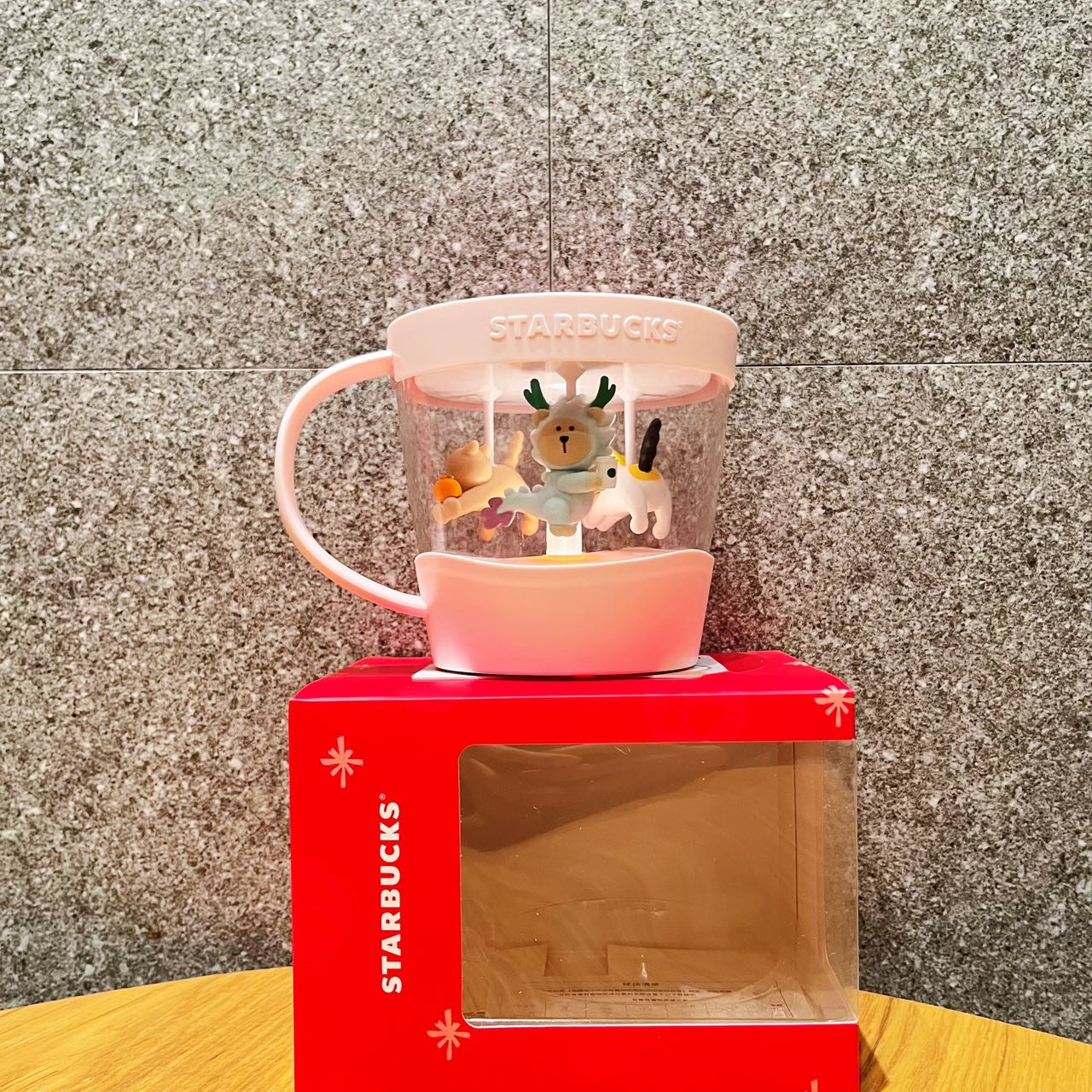 Starbucks holiday party Star Cup Shape Night Light Carousel loveinstarbucks loveinstarbucks