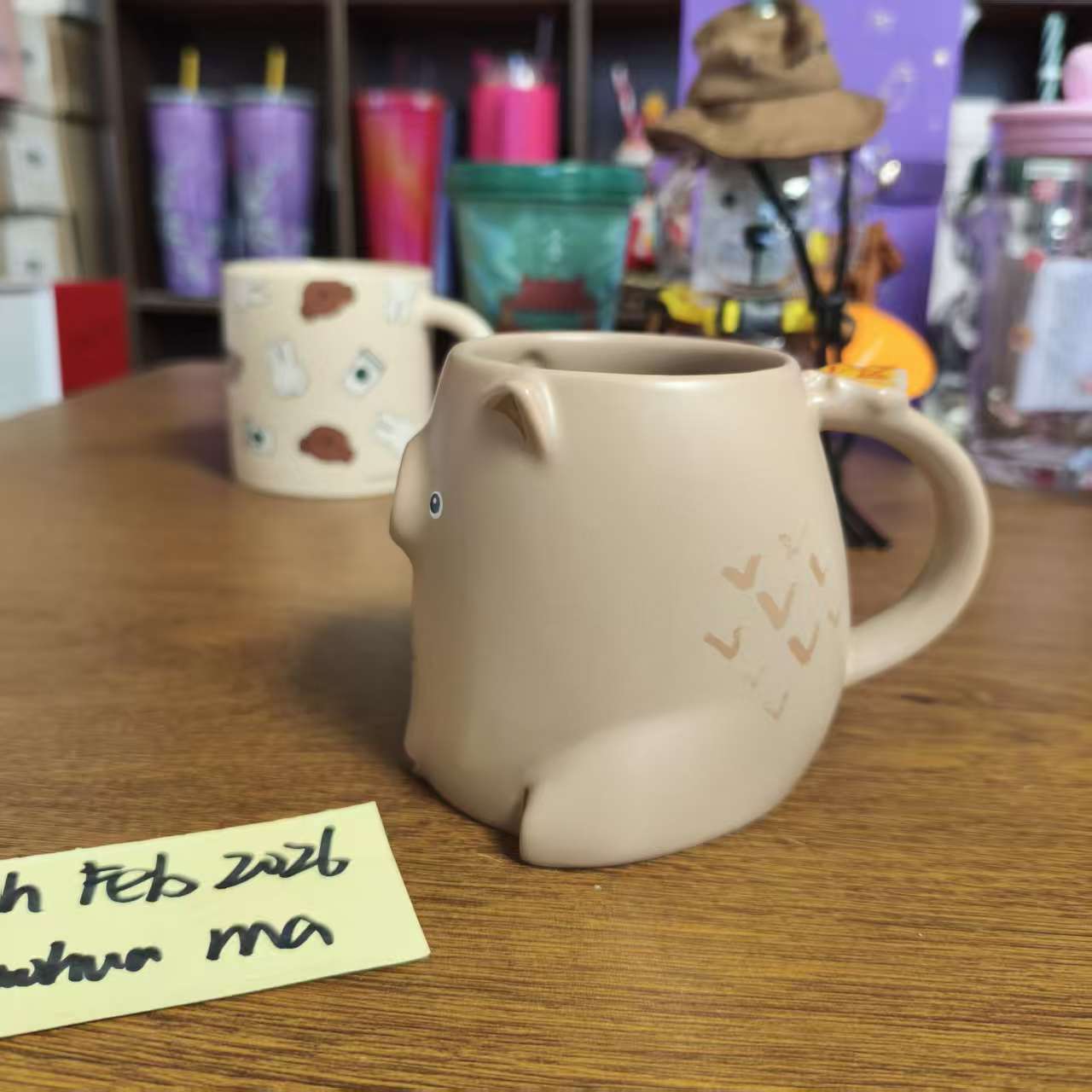 Starbucks Thailand Pig-shaped mug 12oz