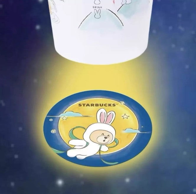 Hong Kong Starbucks 2026 Mid-Autumn Gift Box coming with 5pcs Projection Slides - without Mooncake Lamp Power