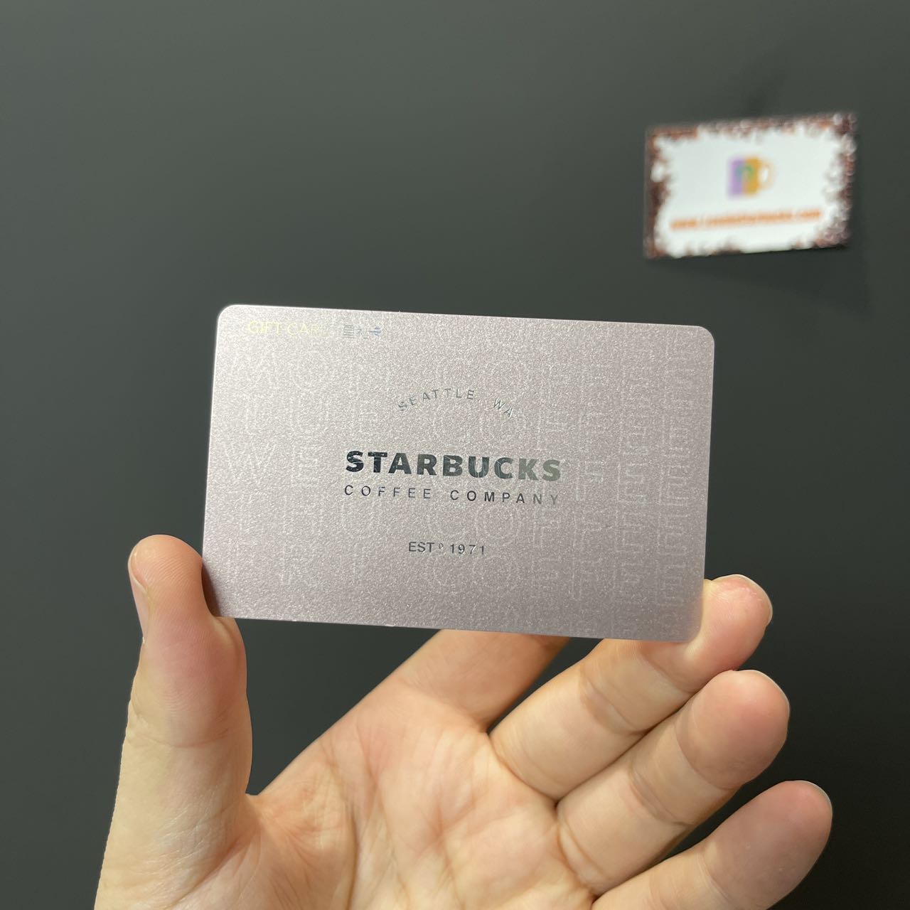 Starbucks 6PCS gift cards without money Starbucks loveinstarbucks