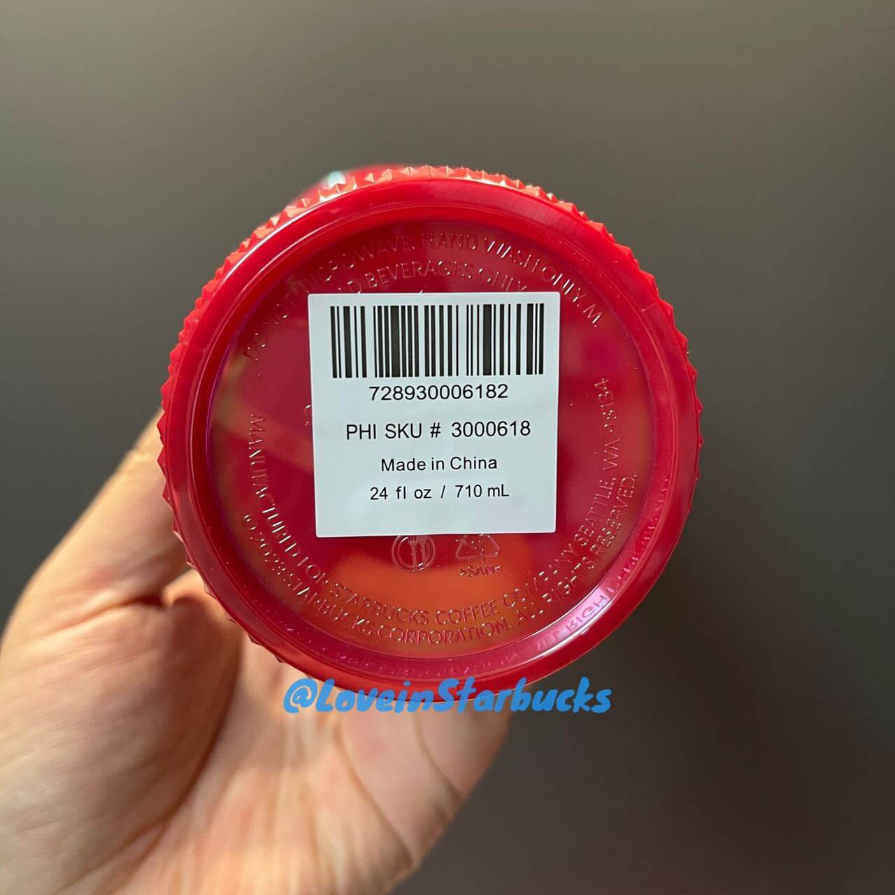 Starbucks Philippines 2024 Scarlet Bling Year of the Dragon straw studded Cold Cup 24oz Starbucks loveinstarbucks