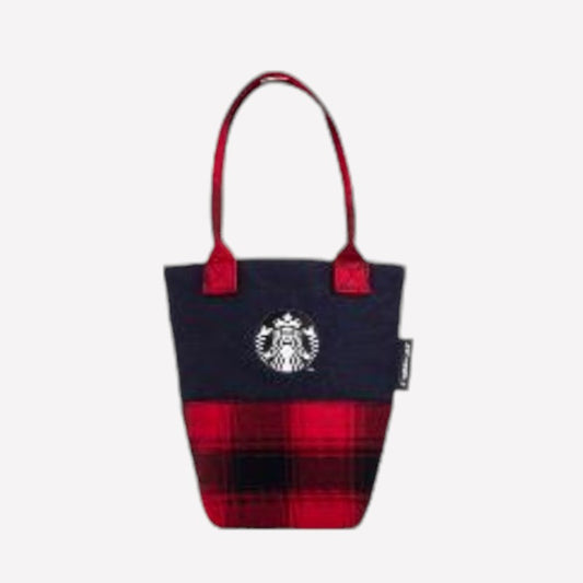 Starbucks Taiwan 2024 Christmas series Plaid cup bag Starbucks loveinstarbucks
