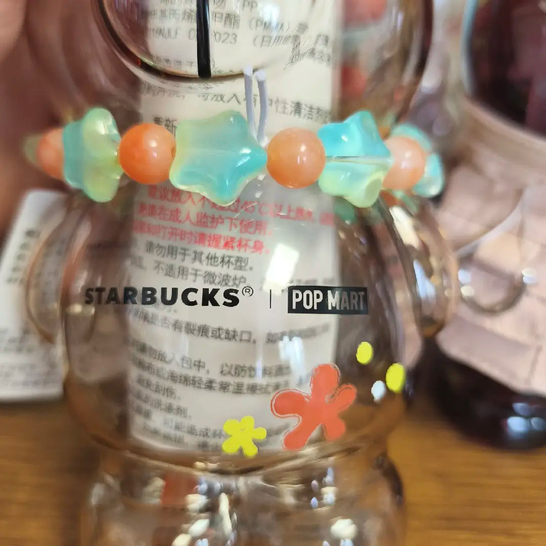 flaw Molly glass R mark has slightly peeled off the paint two Starbucks cups