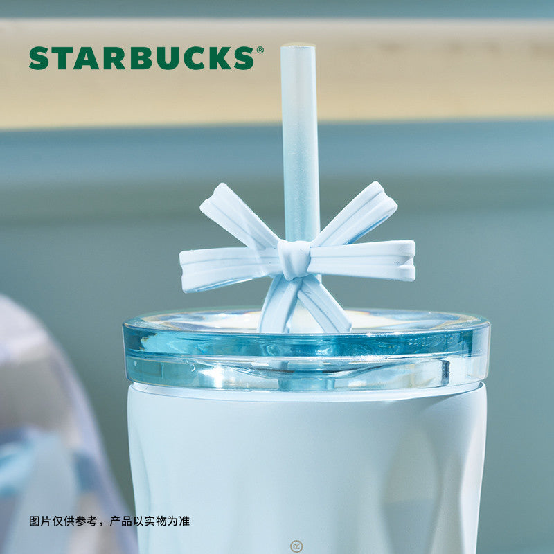 Starbucks China 2024 Ballet Series blue Stainless steel straw cup 355ml Starbucks loveinstarbucks