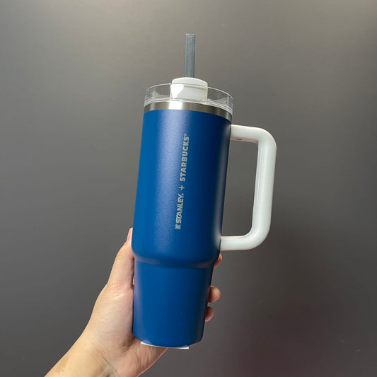 Starbucks Stanley Korea 2024 new year blue stainless steel cup 30oz Starbucks loveinstarbucks
