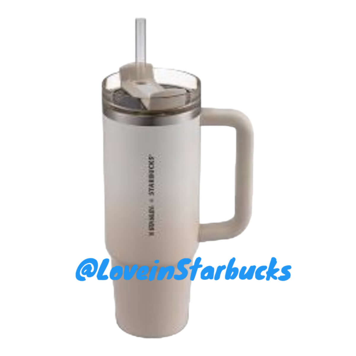 Starbucks Asia 2024 summer2 Stanley gradient beige stainless steel cup 30oz loveinstarbucks loveinstarbucks