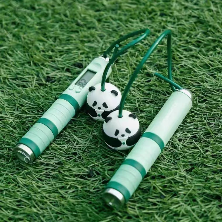 Starbucks electronic counting sports jump rope cute panda shape without rope Starbucks loveinstarbucks