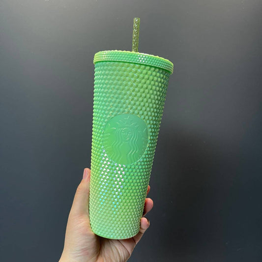 Starbucks Philippines 2023 Exclusive Chartreuse Studded Bling Venti Tumbler cup 24oz loveinstarbucks loveinstarbucks