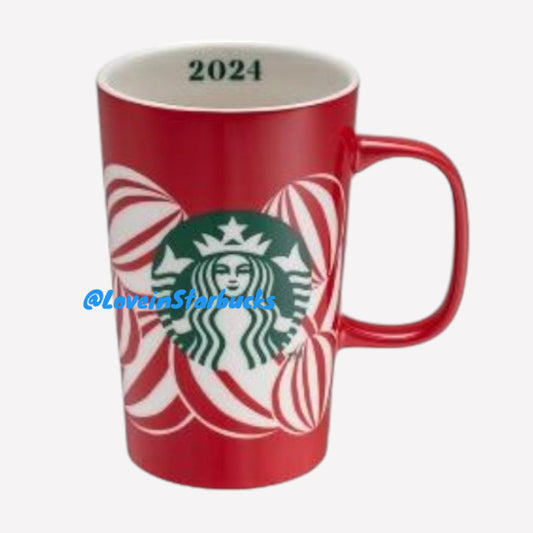 Starbucks Taiwan 2024 Christmas series Christmas Red Cup Mug 355ml Starbucks loveinstarbucks