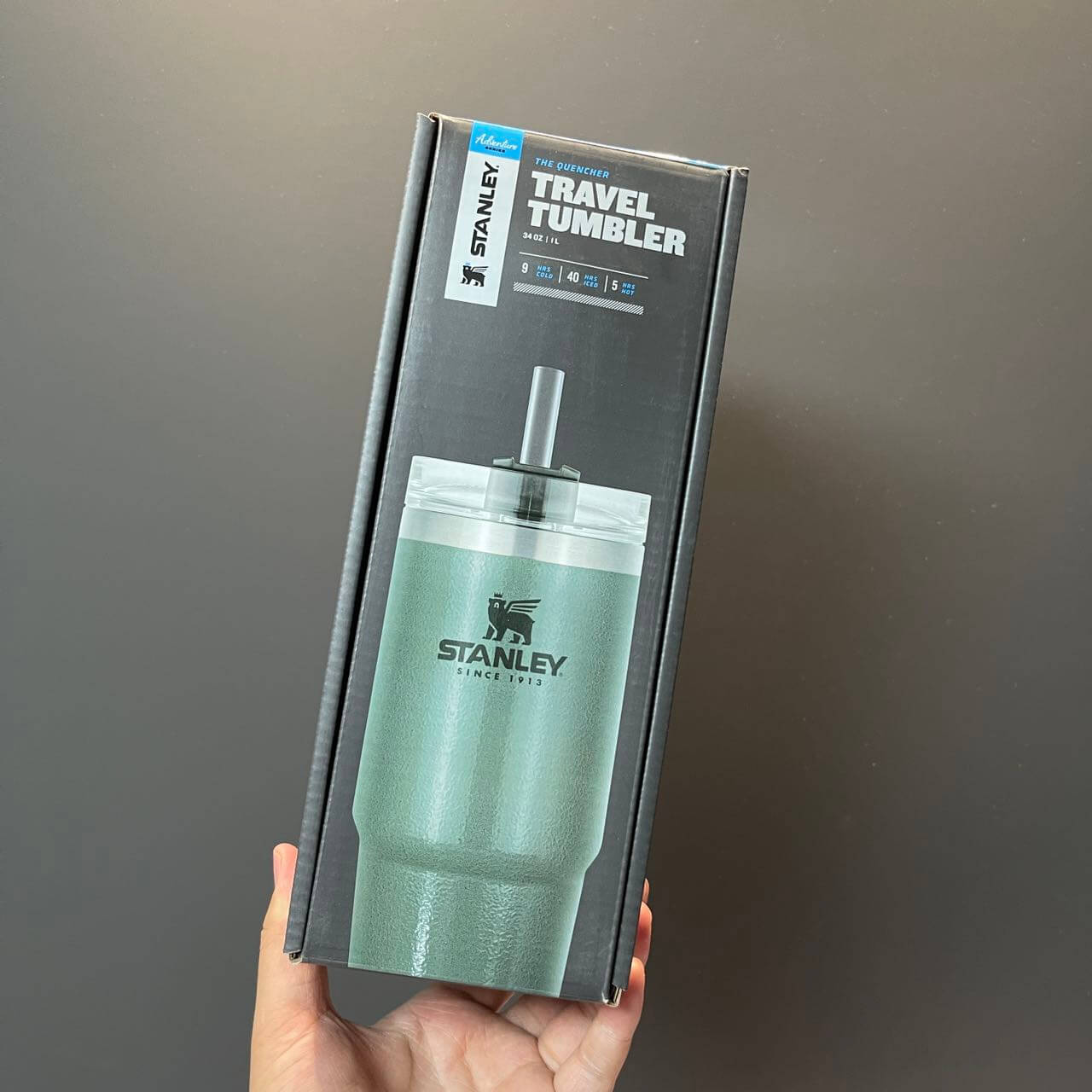 Stanley Hammertone Green Stainless Steel Cup 30oz loveinstarbucks loveinstarbucks