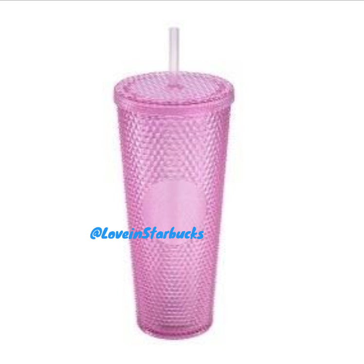 Starbucks Taiwan 2024 Christmas series Bubble pink studded straw cup 710ml 240oz Starbucks loveinstarbucks