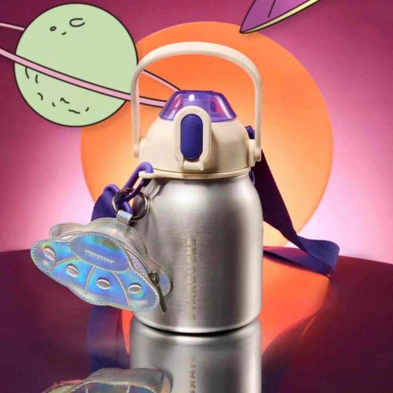 Starbucks China 2024 Summer Night Sky Series Stainless steel thermos pot 1075ml Starbucks loveinstarbucks