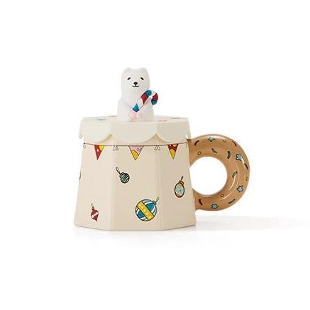 Starbucks China 2024 Christmas Cute Pet Series mug 325ml with lid Starbucks loveinstarbucks