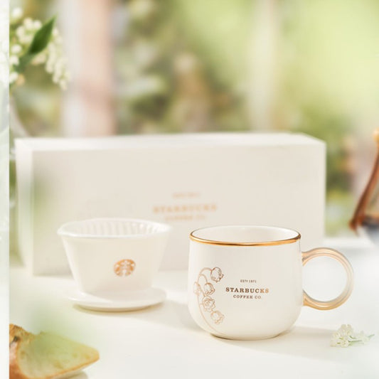 Starbucks tumbler China 2023 Lily of the Valley Online mug set 355ml Starbucks loveinstarbucks