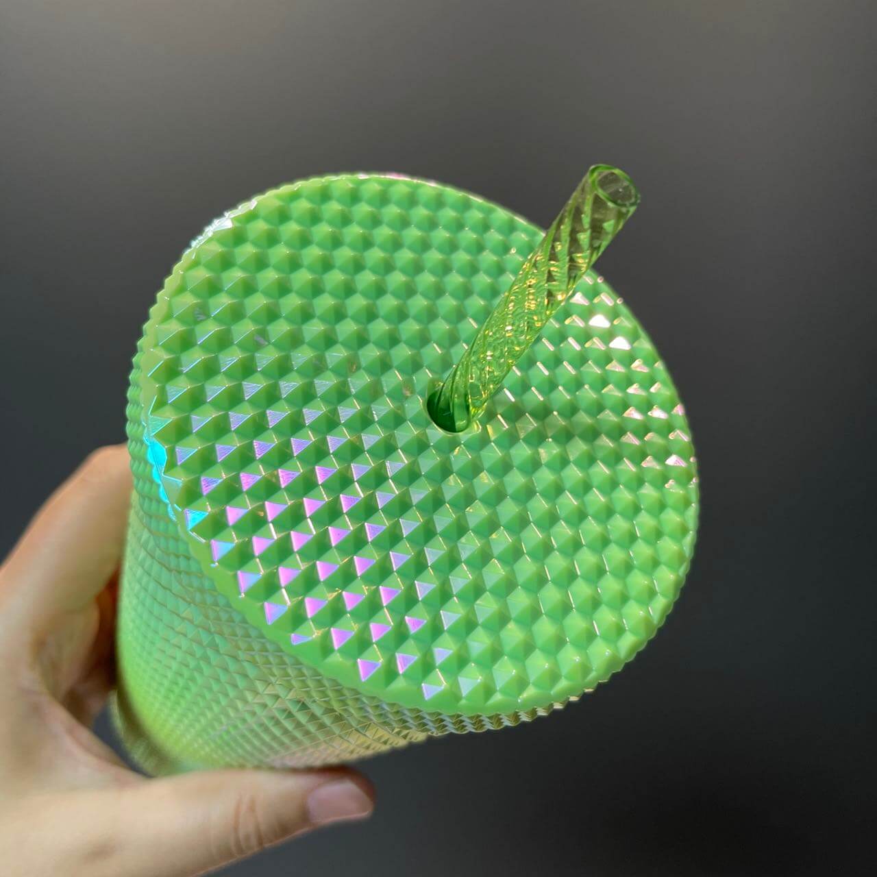 Starbucks Philippines 2023 Exclusive Chartreuse Studded Bling Venti Tumbler cup 24oz loveinstarbucks loveinstarbucks