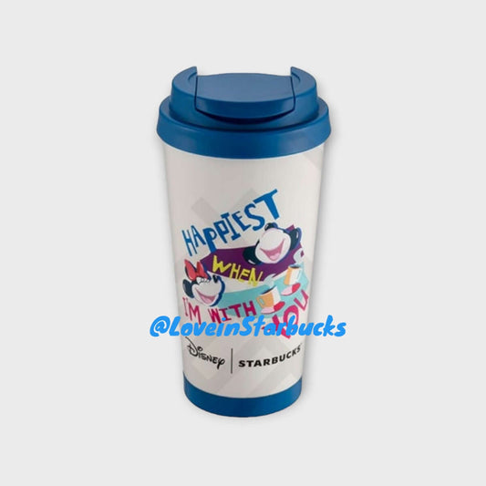 Starbucks Disney co-branded Taiwan 2024 series Mickey & Minnie Stainless Steel Cup 473ml loveinstarbucks loveinstarbucks
