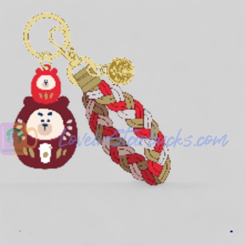 Starbucks Taiwan 2025 Snake Year 2nd Series Lucky Bear Keychain Starbucks loveinstarbucks