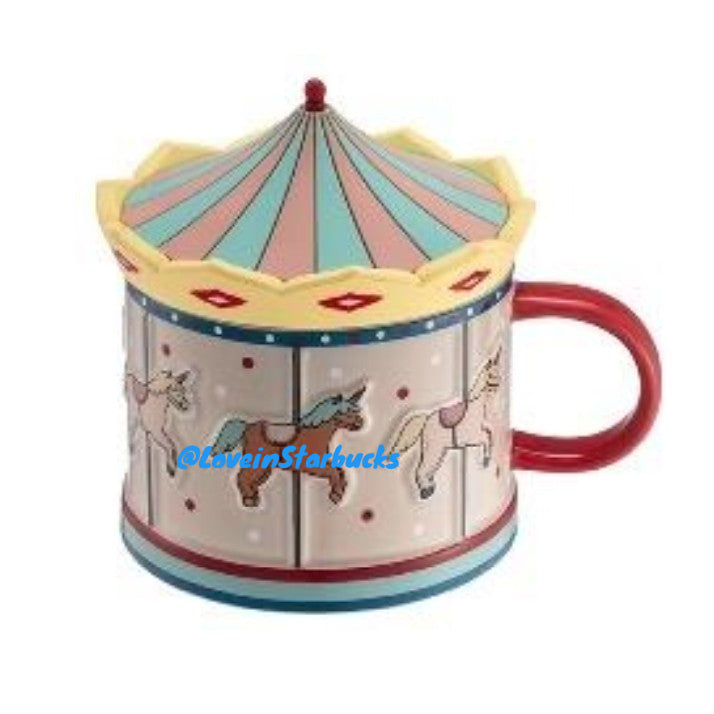 Starbucks Taiwan 2024 Christmas series Carousel mug 355ml Starbucks loveinstarbucks