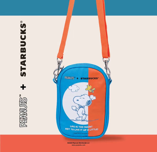 Starbucks X Peanuts co-brand collection Snoopy tote bag Starbucks loveinstarbucks