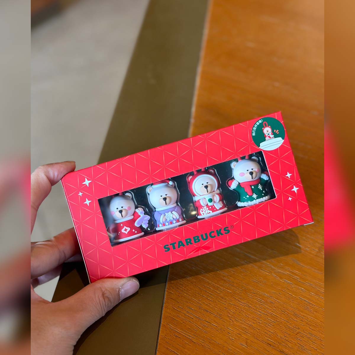 Starbucks China 2023 Christmas winter day series lid plug stopper set Starbucks loveinstarbucks