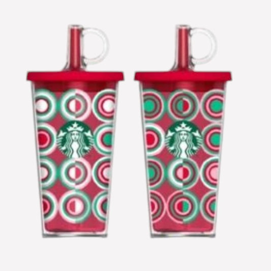 Starbucks Taiwan 2024 Christmas series straw cup 473ml -- one cup Starbucks loveinstarbucks