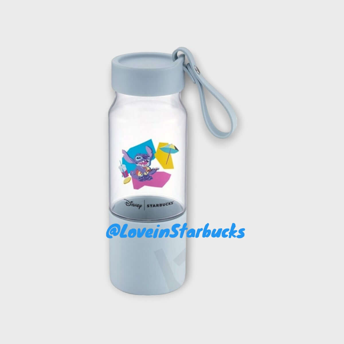 Starbucks Disney co-branded Taiwan 2024 series DISNEYFUN Stitch Cold Water Bottle 473ml loveinstarbucks loveinstarbucks