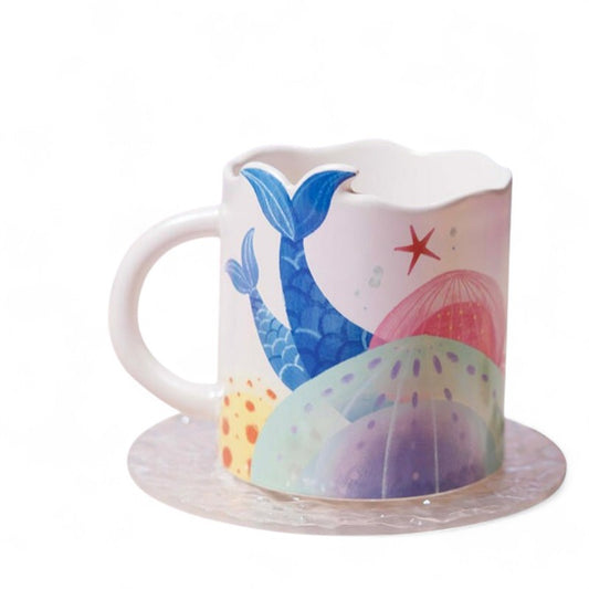 Starbucks Hong Kong 2025 Undersea Mermaid Series mug 473ml -without plate