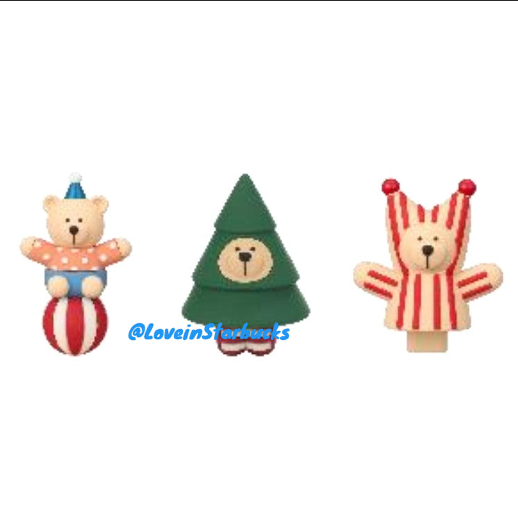 Starbucks Taiwan 2024 Christmas series stopper set Starbucks loveinstarbucks