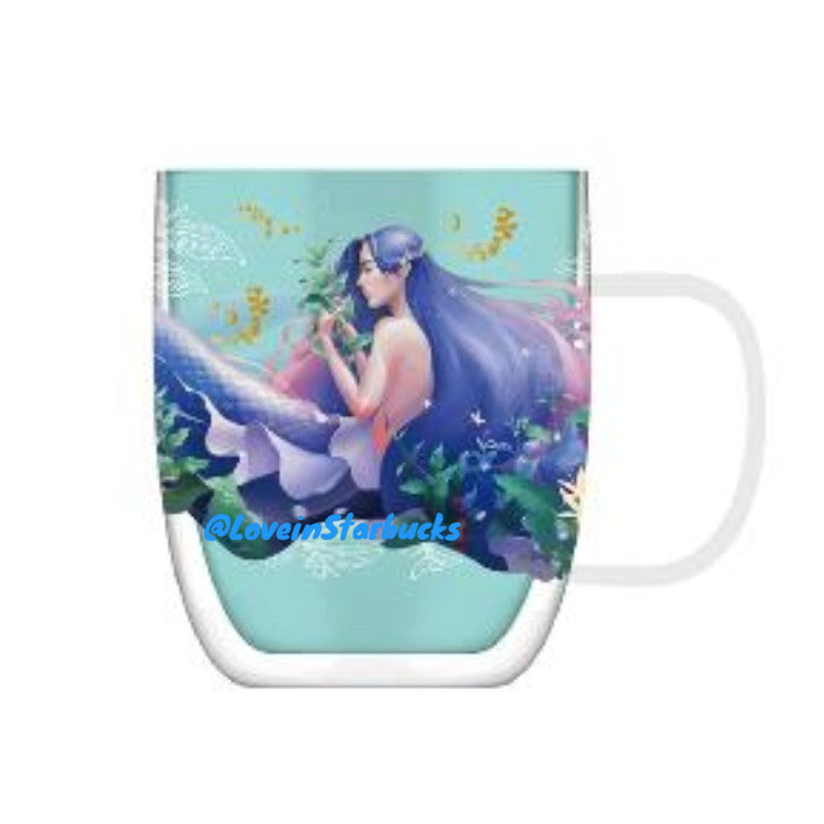Starbucks Taiwan 2024 Christmas series Double wall glass 400ml Starbucks loveinstarbucks
