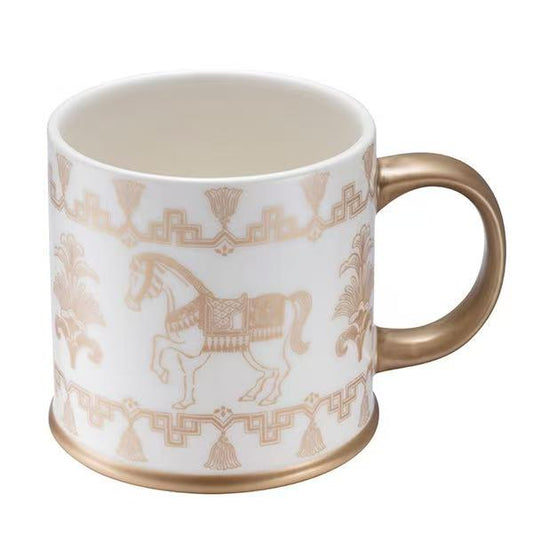 Starbucks Taiwan 2026 Year of the Horse New Year series Metal Flower Mug 473ml
