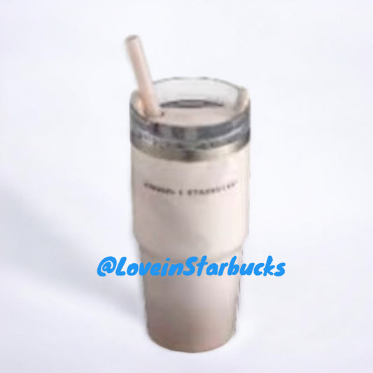 Starbucks Taiwan 2024 ocean series Ombre brown Stainless steel cup 414ml Starbucks loveinstarbucks