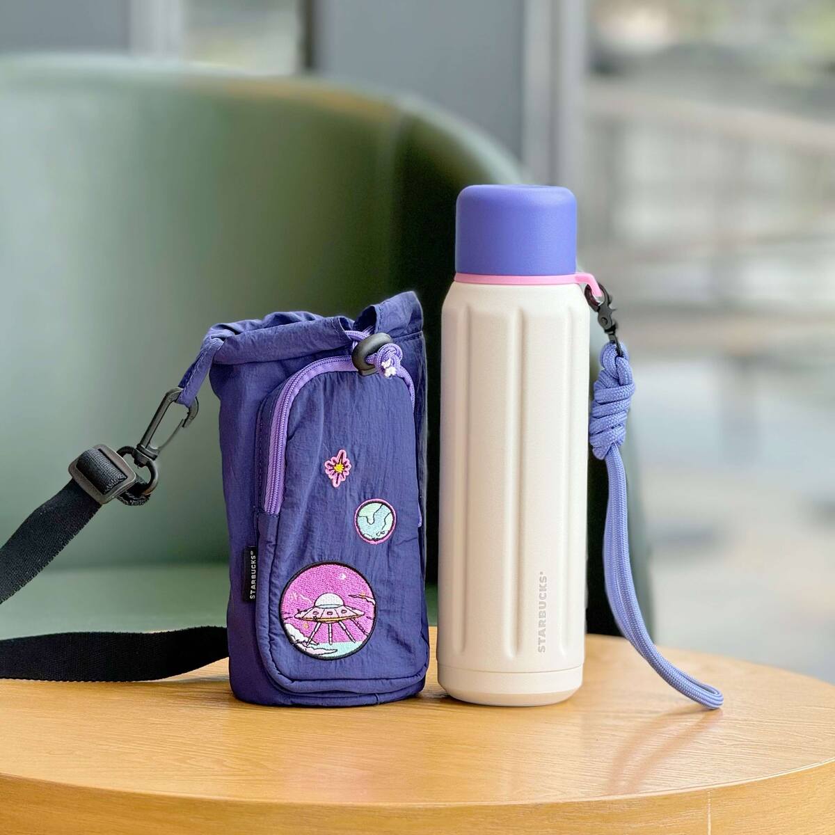 Starbucks China 2024 Summer Night Sky Series Stainless steel cup 590ml with bag Starbucks loveinstarbucks