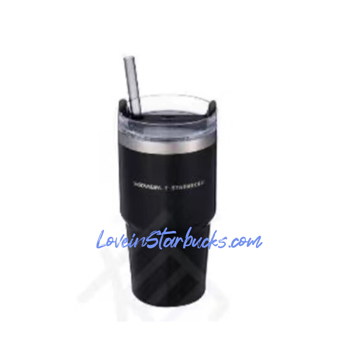 Starbucks Taiwan 2023 Christmas 1st series Stanley black straw Stainless steel cup 20oz Starbucks loveinstarbucks