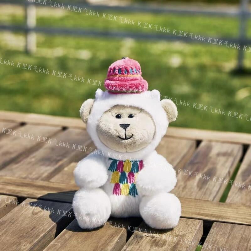 Starbucks China 2024 Alpaca series Green ceramic mug with bearista doll Starbucks loveinstarbucks