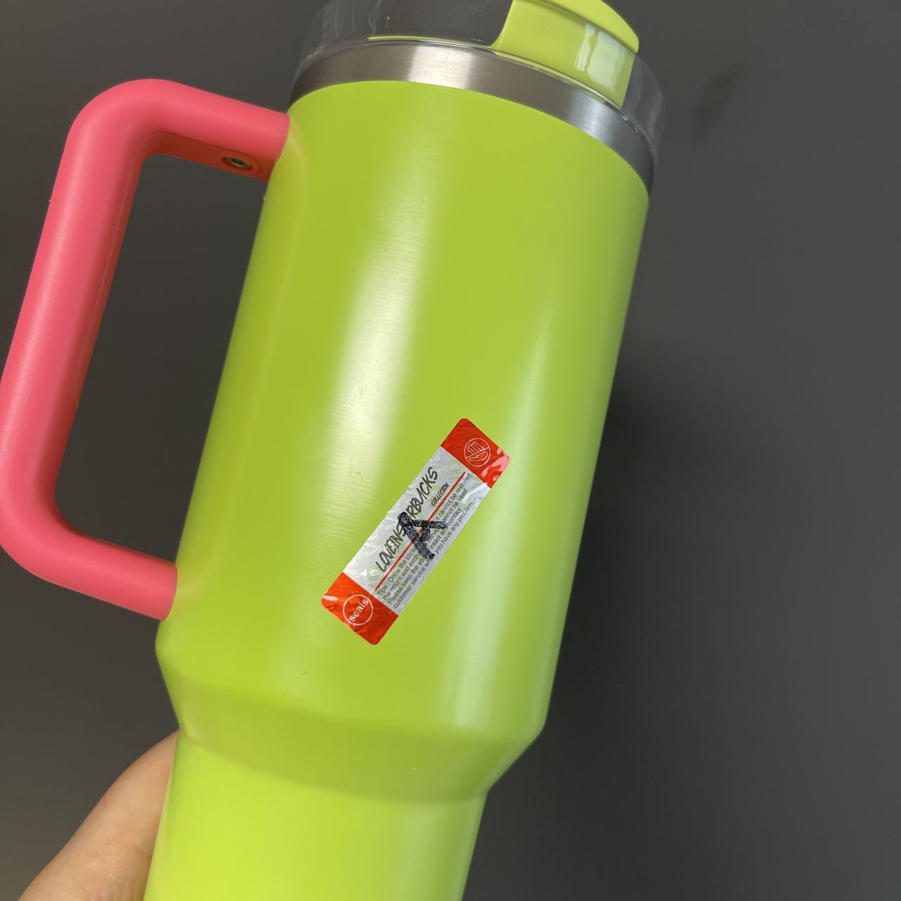 Flaw Starbucks Music Carnival Green Stanley stainless steels cup 40oz without original box Starbucks loveinstarbucks