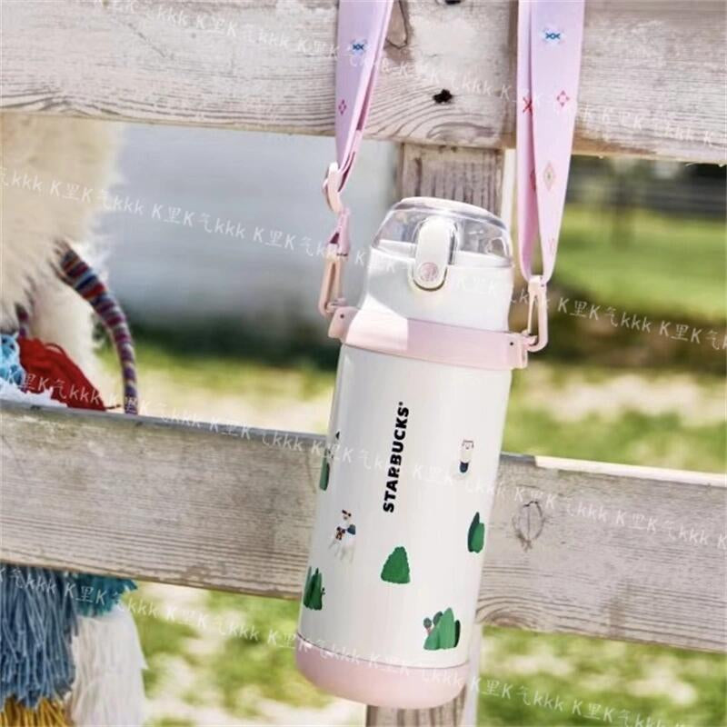 Starbucks China 2024 Alpaca series Stainless steel Thermos Double Drink Cup 600ml loveinstarbucks loveinstarbucks
