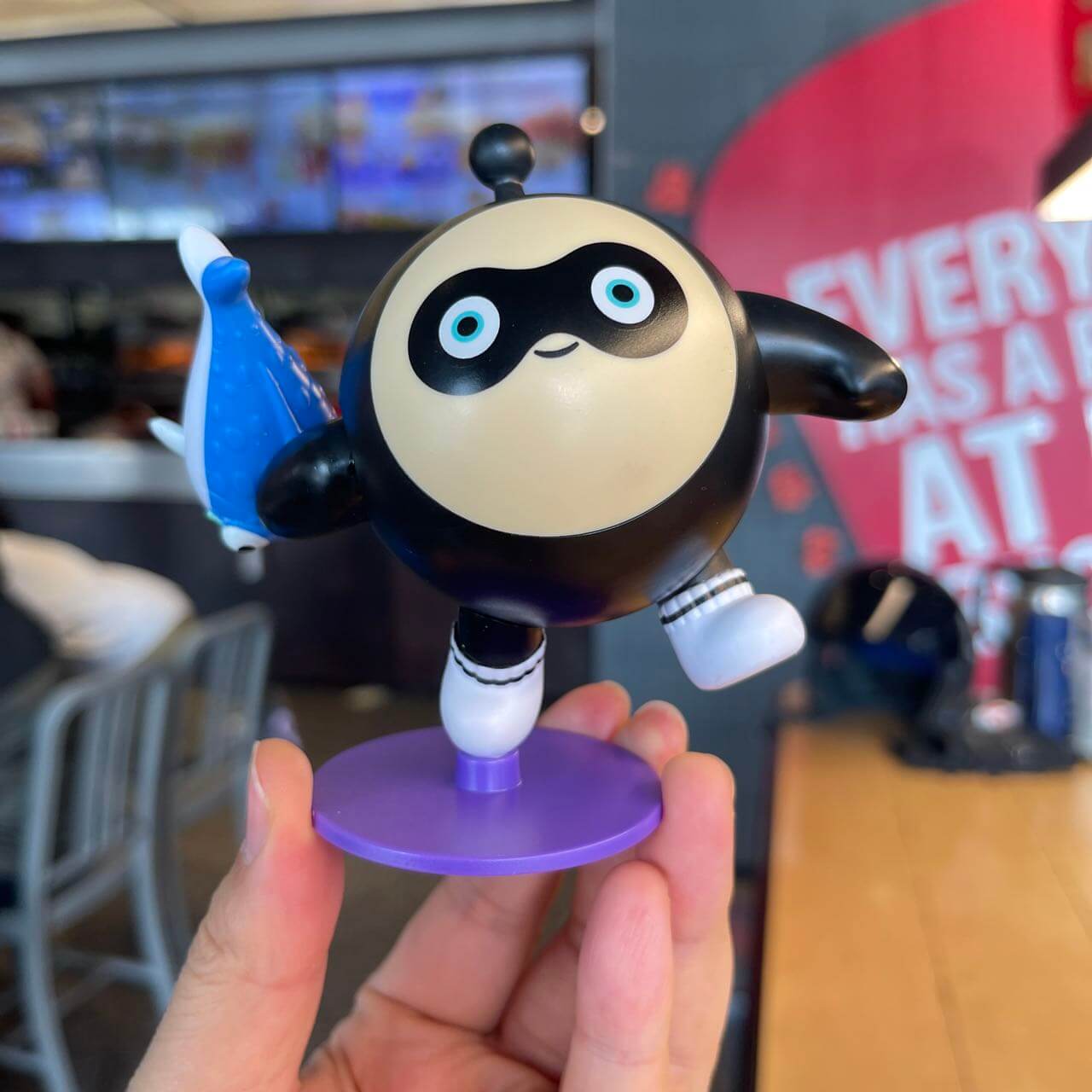 KFC China Carrying salted fish sticks in hand toy that make sounds loveinstarbucks loveinstarbucks